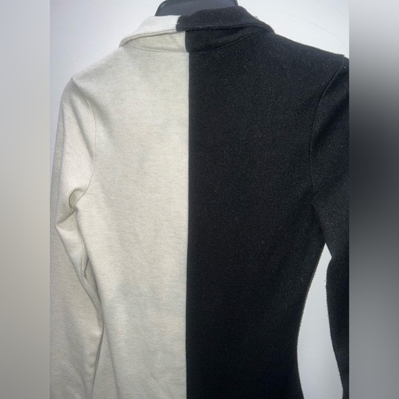 *flawed* Anthropologie Ciebon Zip Front Colorblock Midi Dress - Picture 8 of 13